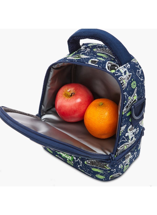 Skylar Space Print Lunch Bag for Kids - Image 5