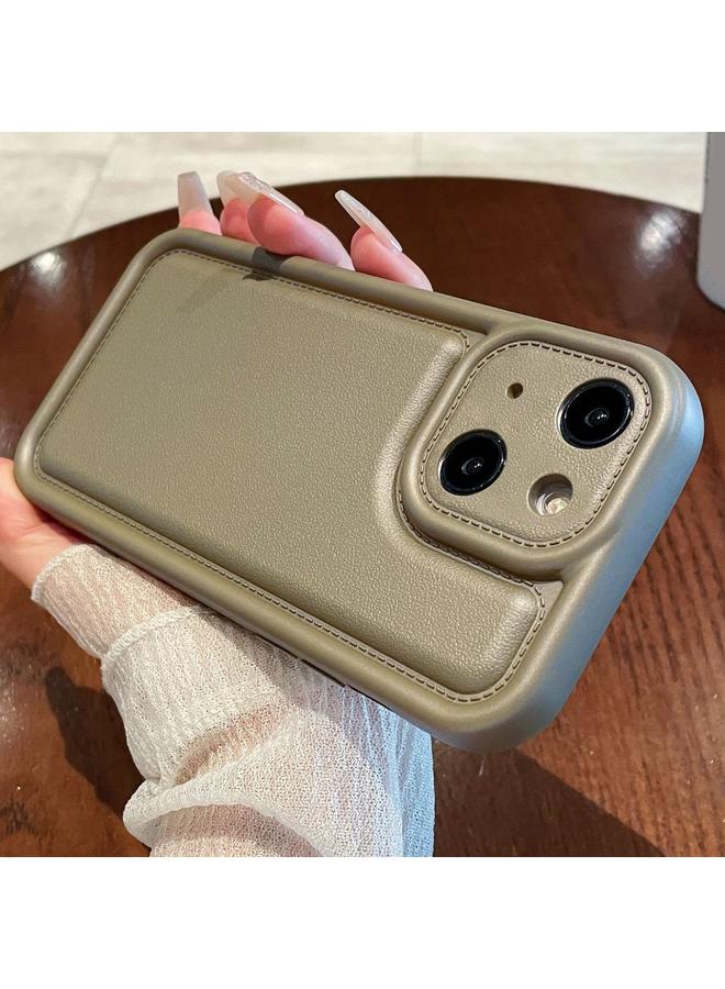 S-TOP Case For iPhone 14 Plus Leather Texture TPU Phone Case - Image 1