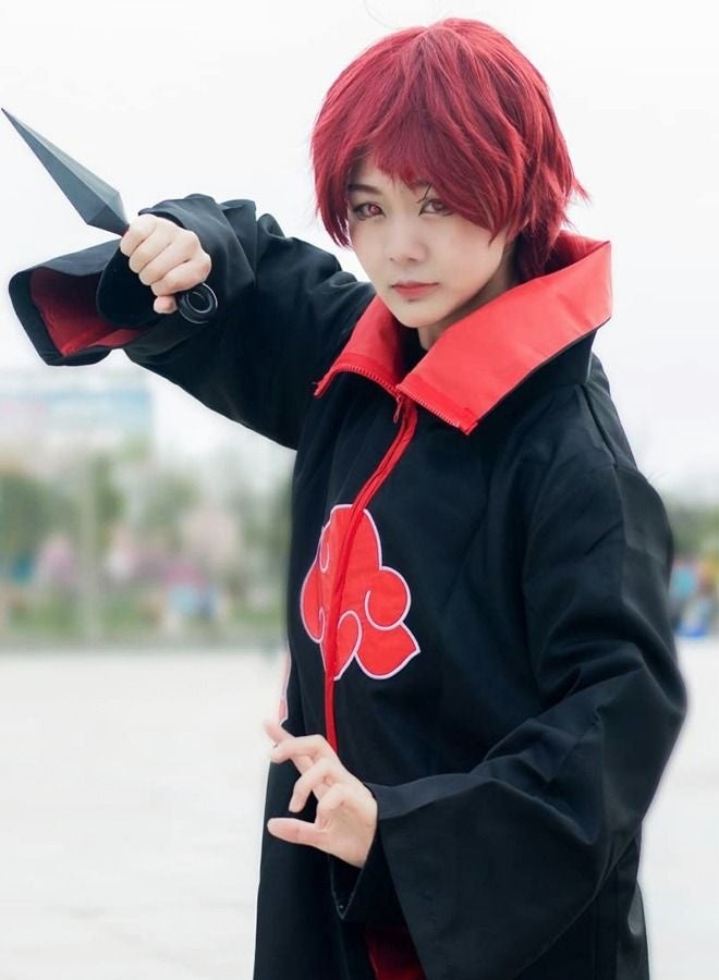 Arabest 8-Piece Set Unisex Anime Long Robe Cosplay,Ninja Costume Uniform,Full Accessories for Party - Image 3
