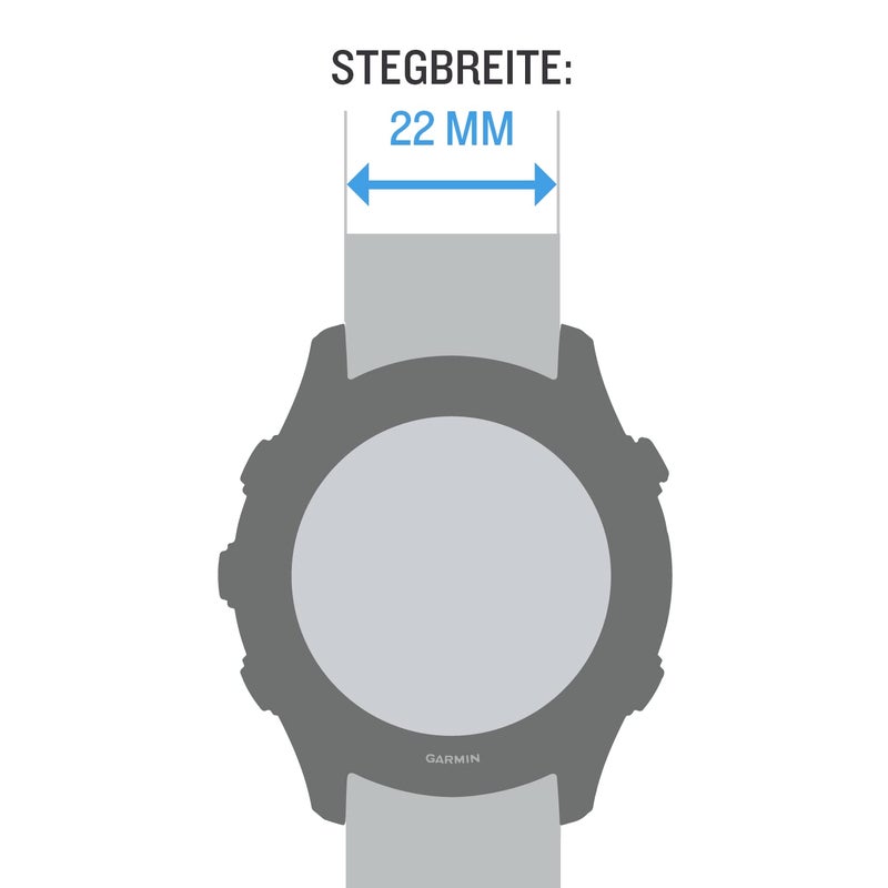 Garmin UltraFit Nylon Strap (22 mm) - Black - Image 3