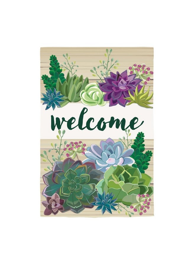 أعلام حديقة الربيع المصنوعة من الخيش النضرة مقاس 12 × 18 بوصة ذات الوجهين | أعلام حدائق صغيرة للاستخدام الخارجي | ديكور علم ترحيبي بالربيع للساحات والحدائق