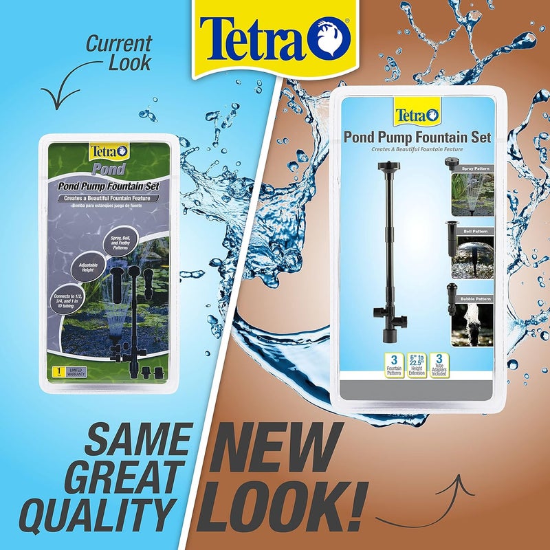 TetraPond Pond Pump Fountain Set SprayBellFrothy Patterns - Image 2