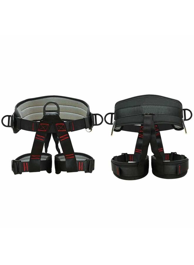 LAMAY Climbing belts, Safe Seat Belts for Tree Climbing Outdoor Training Caving Rock Climbing Rappelling Equip - Half Body Guide belt for Women Man and Novice - Image 1