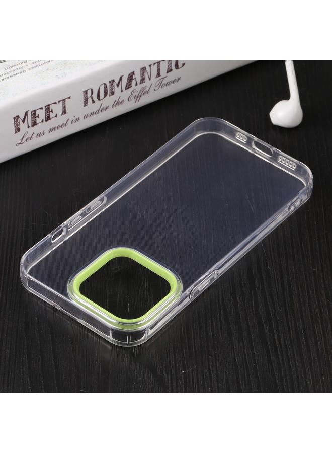 S-TOP Case For iPhone 13 Pro Max Macaron Lens Frame Transparent TPU Phone Case - Image 4
