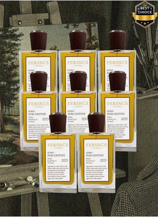Scent 8 Pieces Fersncs Pure Lrather Perfume For Unisex 100ml And Hair Mist  - Image 1