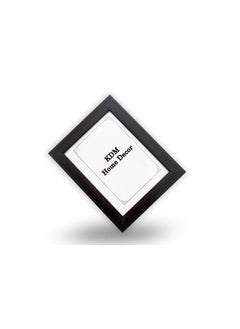 KDM HOME DECOR KDM HOME DECOR Photo frame 10x14 Inch Flexible Glass Synthetic Wood Wall Hanging Modern Photo Frame for Wall Decoration Plain Brown Color 
