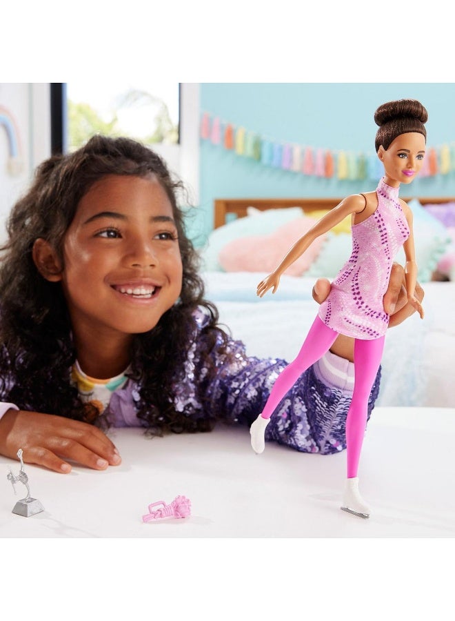 Barbie You Can Be Anything Figure Skater Doll (30.48 cm) - Image 1