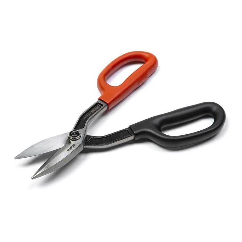 Wiss Crescent Wiss Straight Pattern Tinner Snips - Durable, Heavy-Duty Cutting Tool with Torque Control & Ergonomic Handles - WDF12S - 10" - Image 4