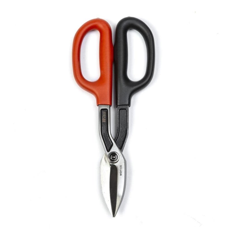 Wiss Crescent Wiss Straight Pattern Tinner Snips - Durable, Heavy-Duty Cutting Tool with Torque Control & Ergonomic Handles - WDF12S - 10" - Image 3