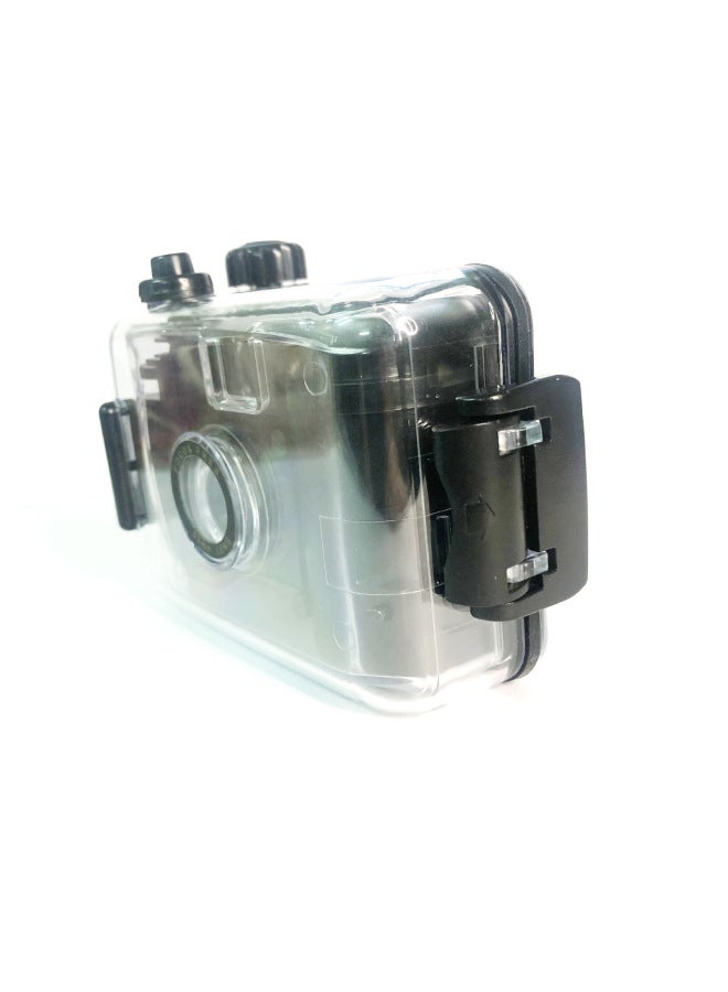Transparent Black Shell, Retro Film, Camera, Fool Film, Waterproof, Can Take Photos, Student Day Creative Literary Gift-Color:Black Yellow Shell  - Image 5
