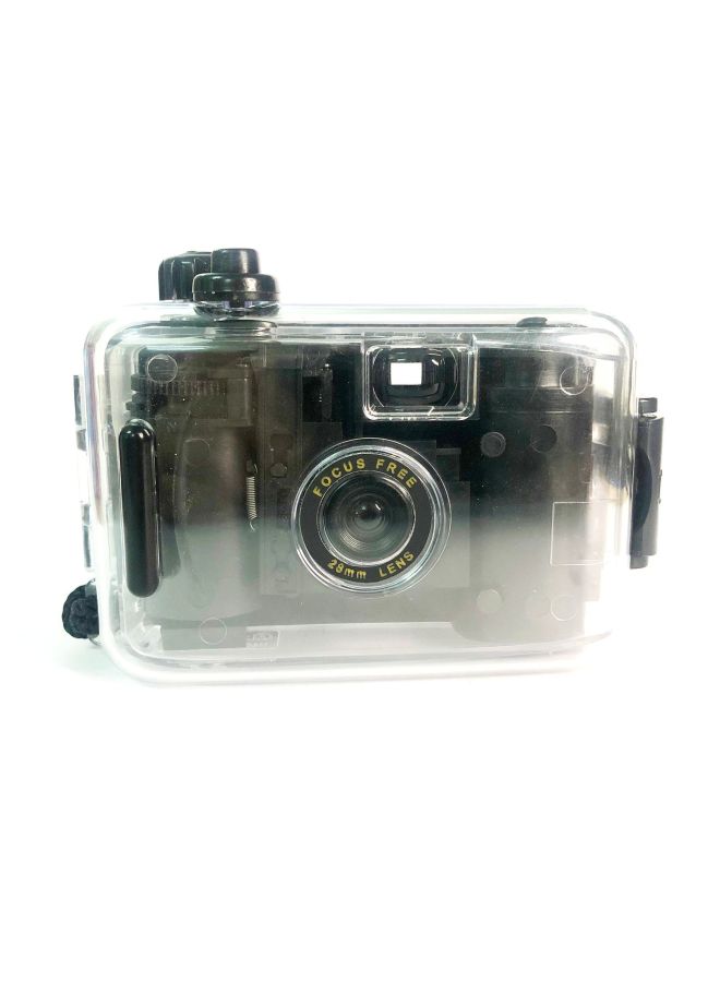 Transparent Black Shell, Retro Film, Camera, Fool Film, Waterproof, Can Take Photos, Student Day Creative Literary Gift-Color:Black Yellow Shell  - Image 2