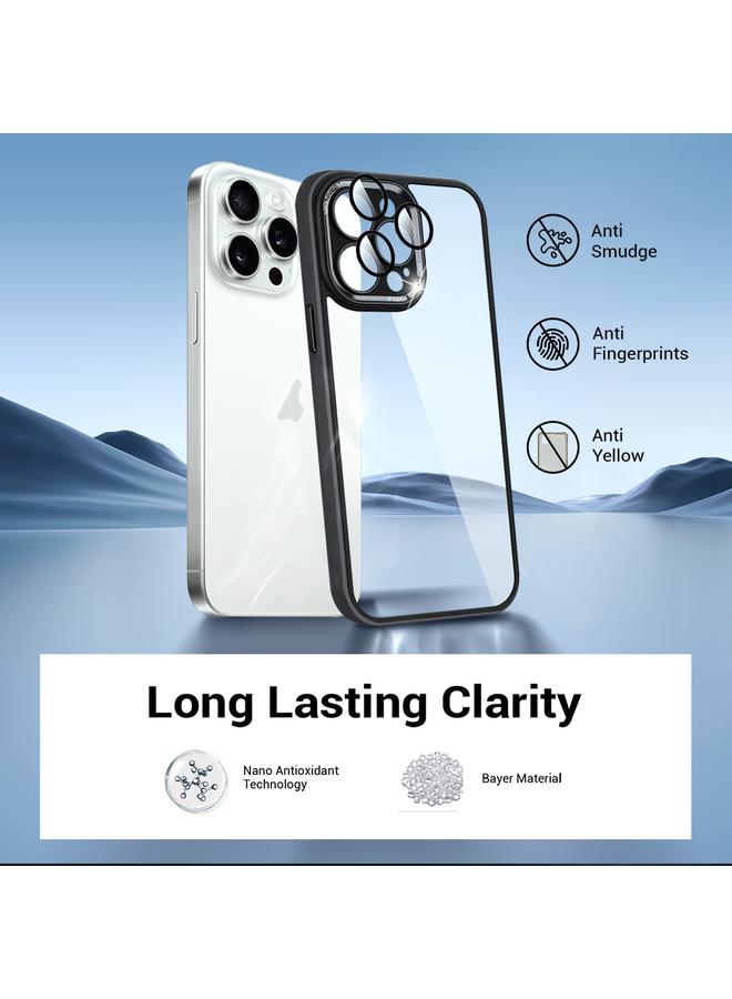 S-TOP Case For iPhone 15 Plus Colorful Armor Lens Film Transparent Phone Case - Image 4