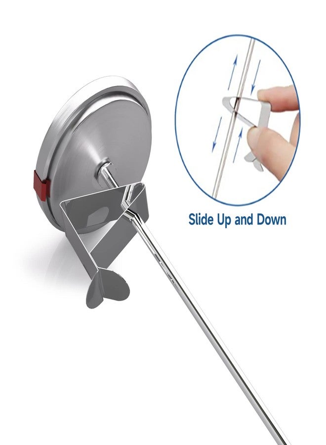 defull Candy Thermometer and Deep Fry Thermometer with 2 Inch Large Dial, 9 Inch Stainless Steel Probe - Temperature Guide for Candy Making, Frying, Confectionery, Dessert, Chocolate, Jam, and BBQ - Image 4