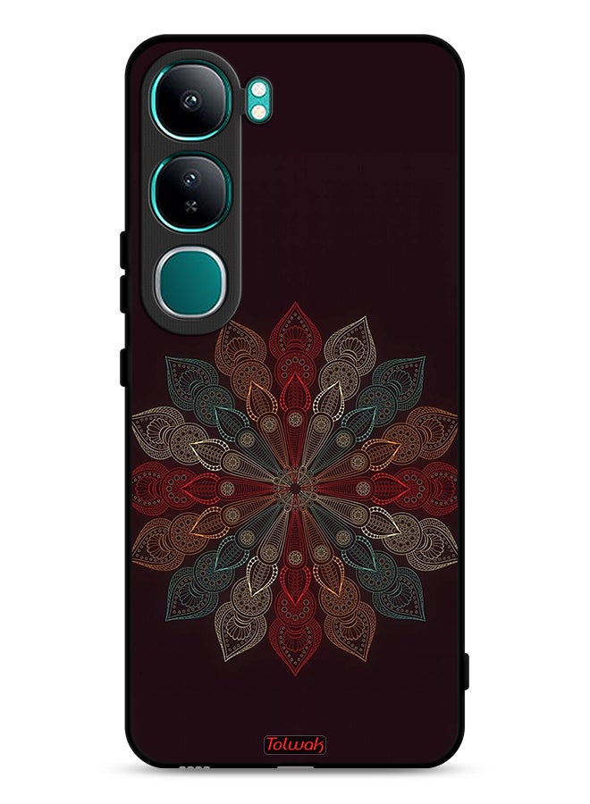 Tolwak vivo Y300 5G Protective Case Cover Mandala Flower Art - Image 1