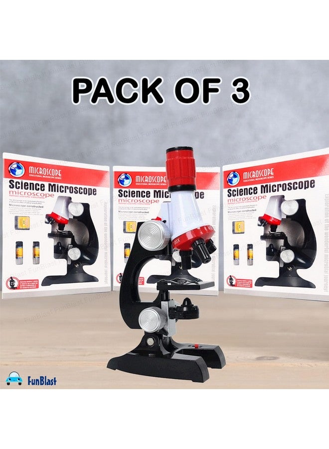 فنبلاست لعبة مجهر علمي تعليمي من فن بلاست، مجهر حقيقي يعمل للأطفال (عبوة من 3 قطع) - Image 4