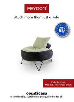 COMFICASA FEYDOM Pebble Multifunctional beanbag :Mollia grass green  - Image 1
