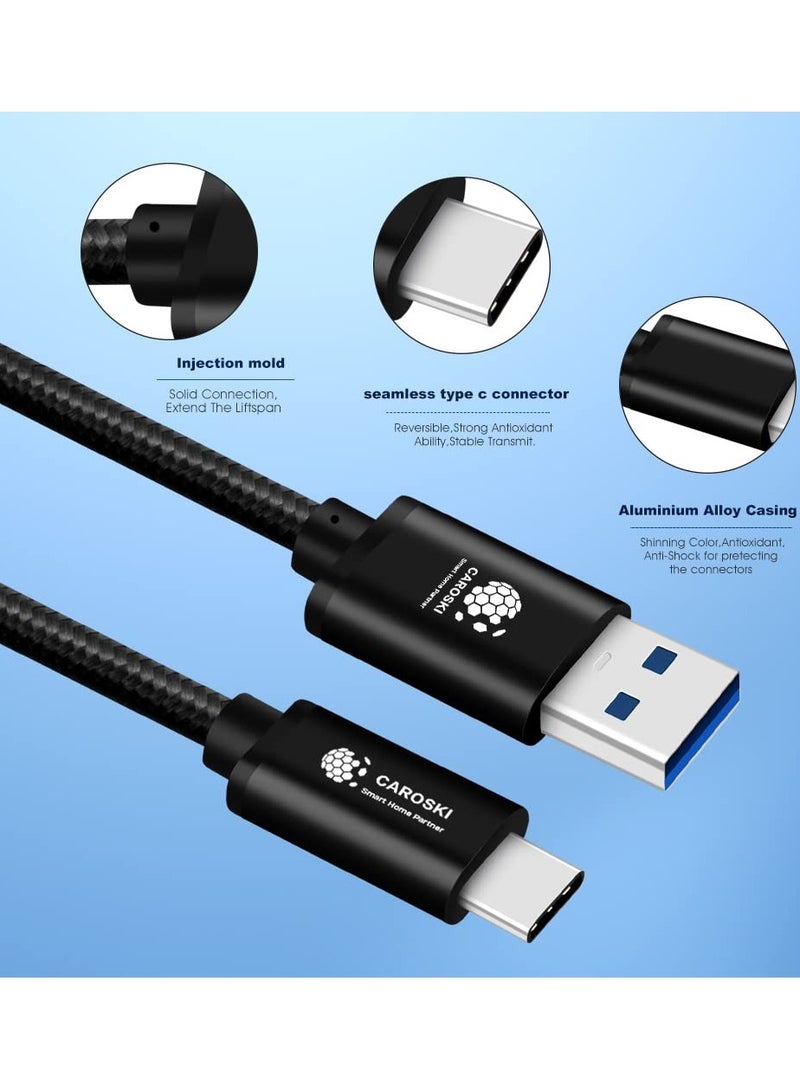 كاروسكي كابل USB A إلى USB C 3.0 بسرعة 5 جيجابايت في الثانية مع شحن سريع بطول 1.2 متر - Image 5