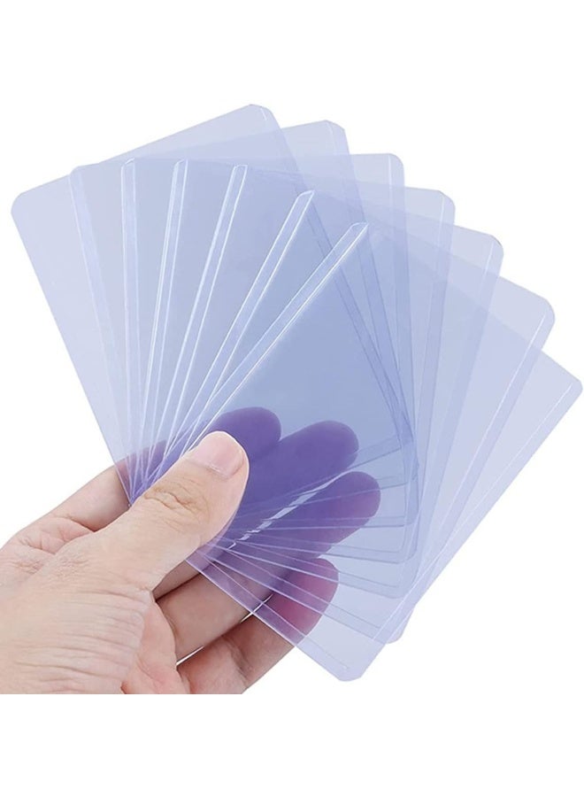 ECVV 50 عبوة من حاملات بطاقات التداول، أكمام بطاقات بلاستيكية صلبة مناسبة لبطاقات ألعاب البيسبول القياسية، واقيات بطاقات شفافة مقاس 3 × 4 بوصة - Image 1
