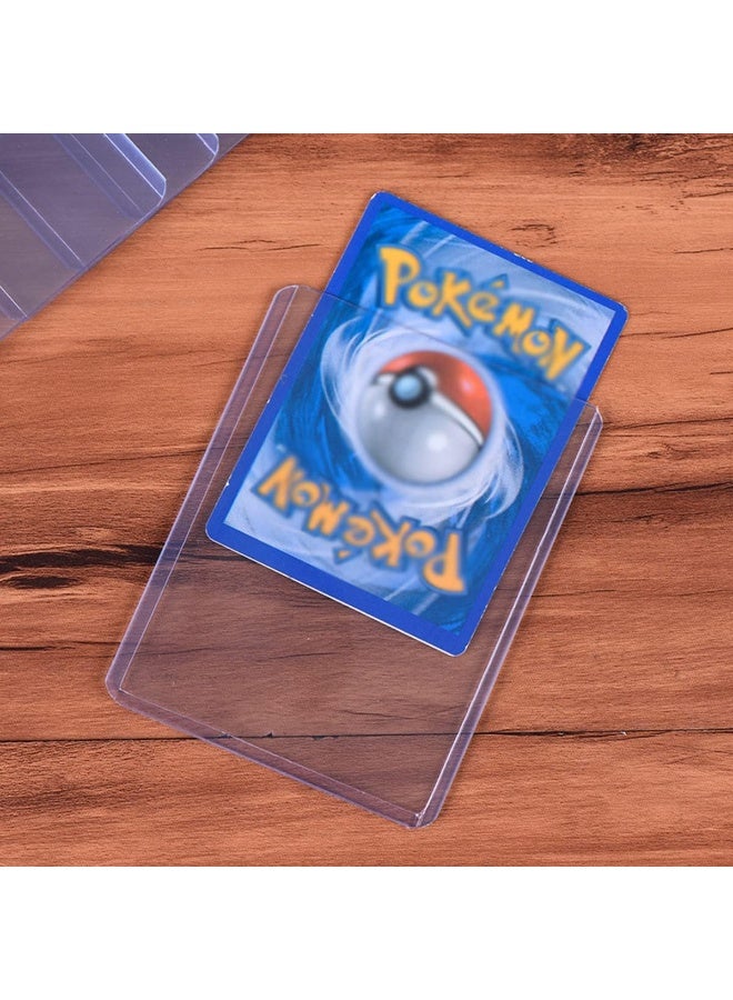 ECVV 50 عبوة من حاملات بطاقات التداول، أكمام بطاقات بلاستيكية صلبة مناسبة لبطاقات ألعاب البيسبول القياسية، واقيات بطاقات شفافة مقاس 3 × 4 بوصة - Image 5