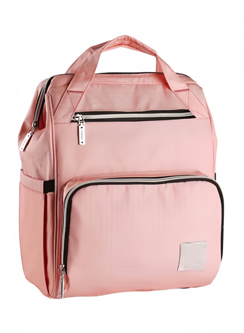 Mummy Bag Shoulder,Oxford Cloth Backpack Portable Storage,Multifunctional Large Capacity Lightweight Waterproof Mothers' Out Bag