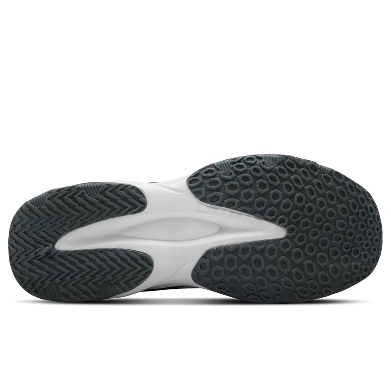 Asian Men's White and Dark Grey Running Shoes for Sports