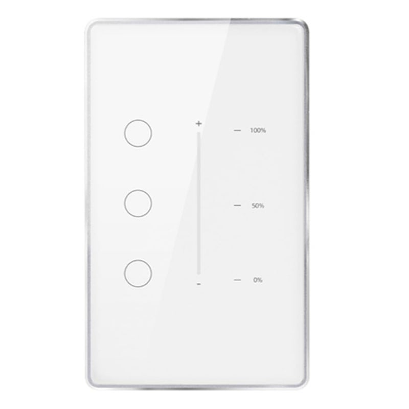 مفتاح إضاءة ذكي من Zigbee 3-Gang معتّم للتحكم عن بعد عبر التطبيق، معيار الولايات المتحدة والاتحاد الأوروبي - Image 2