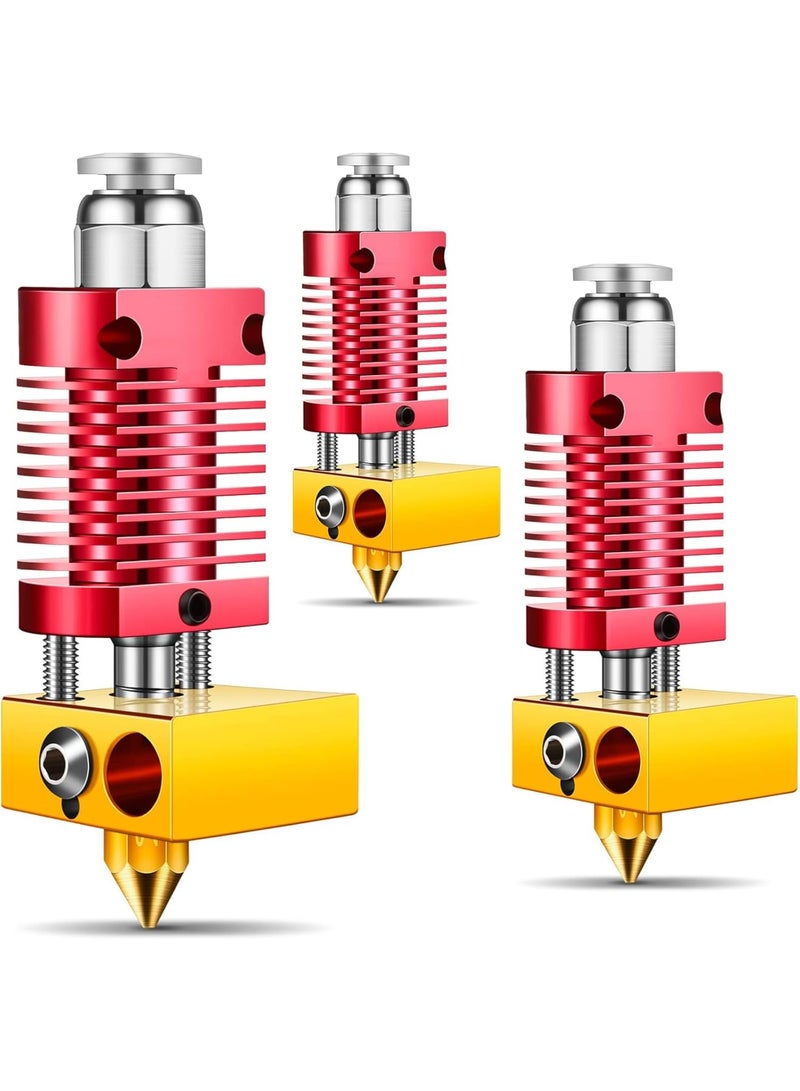SOLARAE Metal Hotend 3D Printer Nozzles, Hardened Steel Tool High Temperature Pointed Wear, Resistant with CR-10 / CR10 / CR10S / Ender 2 / Ender 3 Ender 5 Printers - Image 1