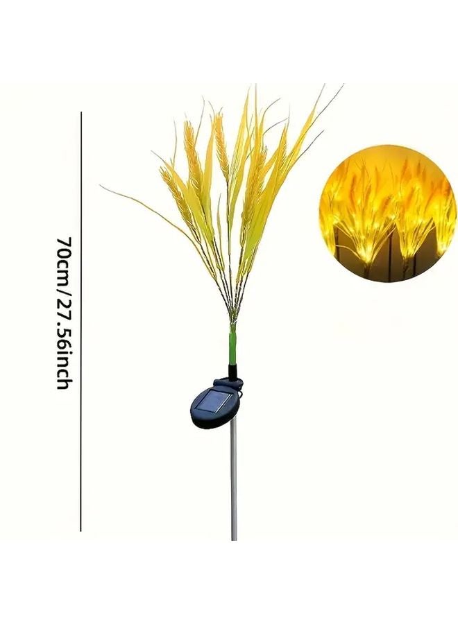 مجموعة مصابيح القمح الشمسية من 7 قطع لحدائق outdoor والفسحات وممرات pathways ديكور حصاد الخريف - Image 4