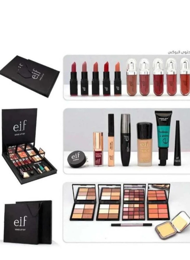 e.I.f A luxurious and versatile makeup kit that brings together a complete collection of face, eye, and lip products with high-quality, long-lasting, richly pigmented formulas - Image 1