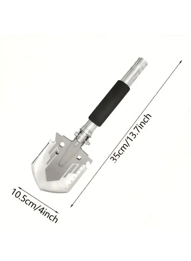 Supervisor XH 01 Multifunctional Folding Shovel Stainless Steel Portable Camping Gardening Tool - Image 4