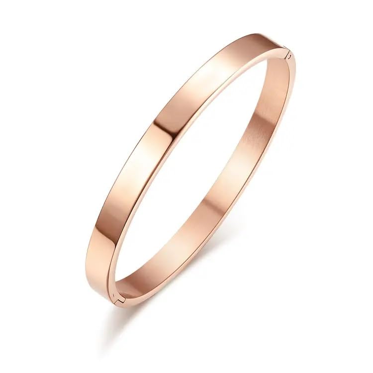 MEENAZ Kada Bracelets for Men combo Boys brother boyfriend gents/Fashion Silver Rose Gold Kada for men/Gold Bracelet for Men/Stainless Steel Kada for boys 3 Kadas open Bracelet valentine 357 - Image 2