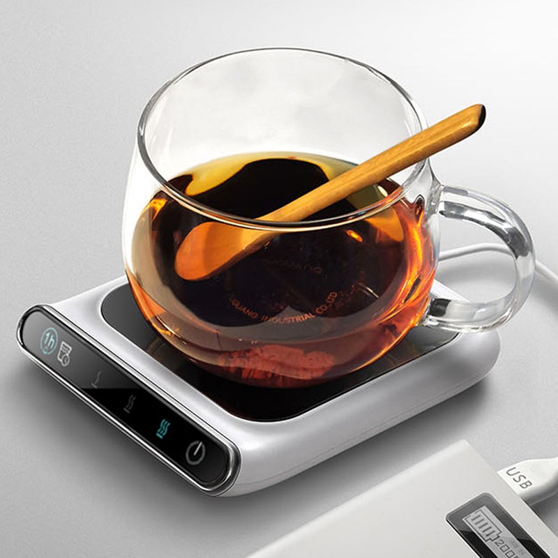 📱 مدفئ أكواب قهوة مع إيقاف تلقائي وقطعة تسخين إس - Image 2
