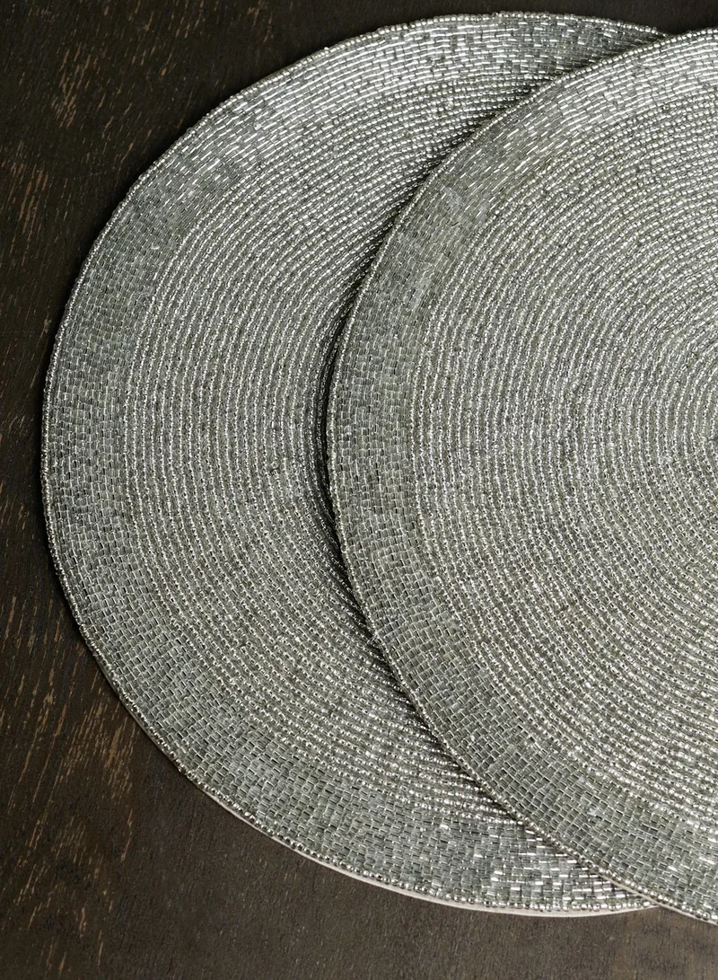 Marks & Spencer Set Of 2 Beaded Placemats
