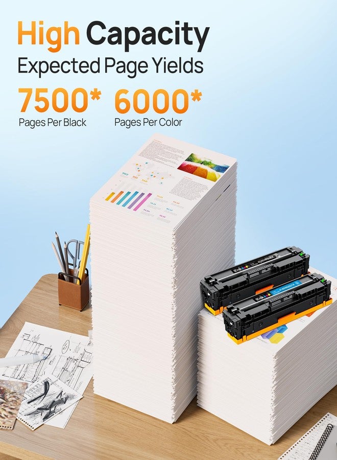 E-Z Ink Compatible 414X Toner Cartridges 4 Packs - Image 3