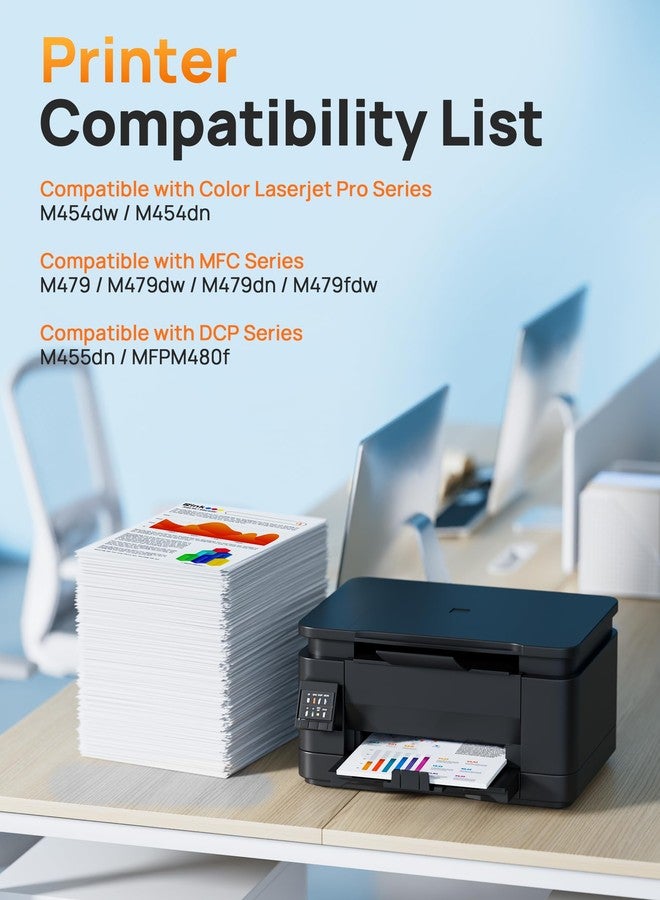 E-Z Ink Compatible 414X Toner Cartridges 4 Packs - Image 4