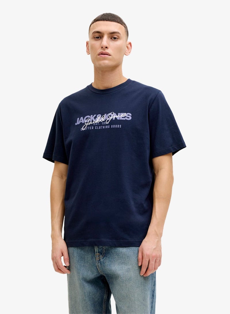 JACK & JONES 3 Pack Graphic Regular Fit T-Shirt - Image 4