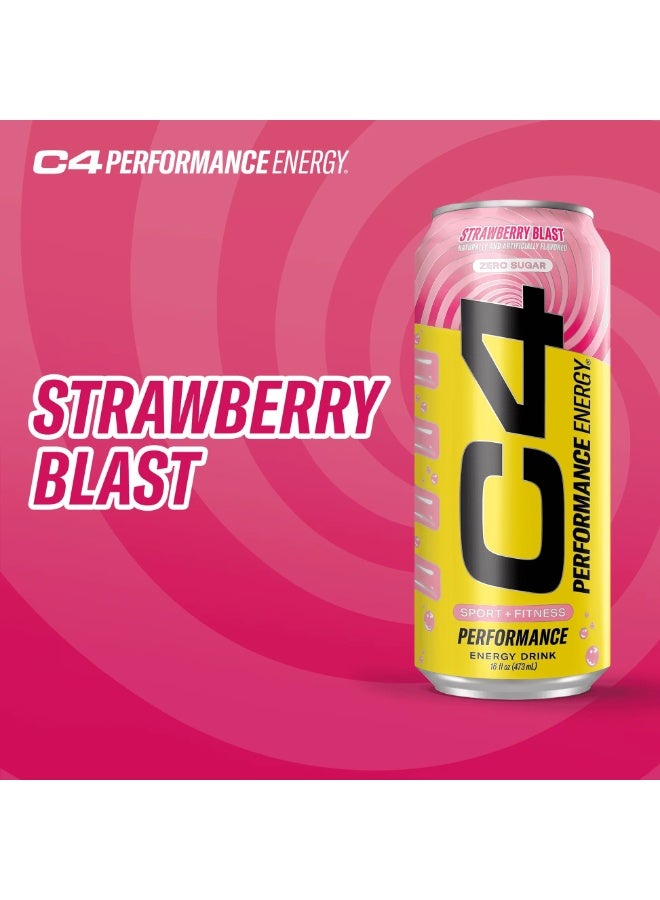 C4 مشروب الطاقة بنكهة الفراولة - Image 3