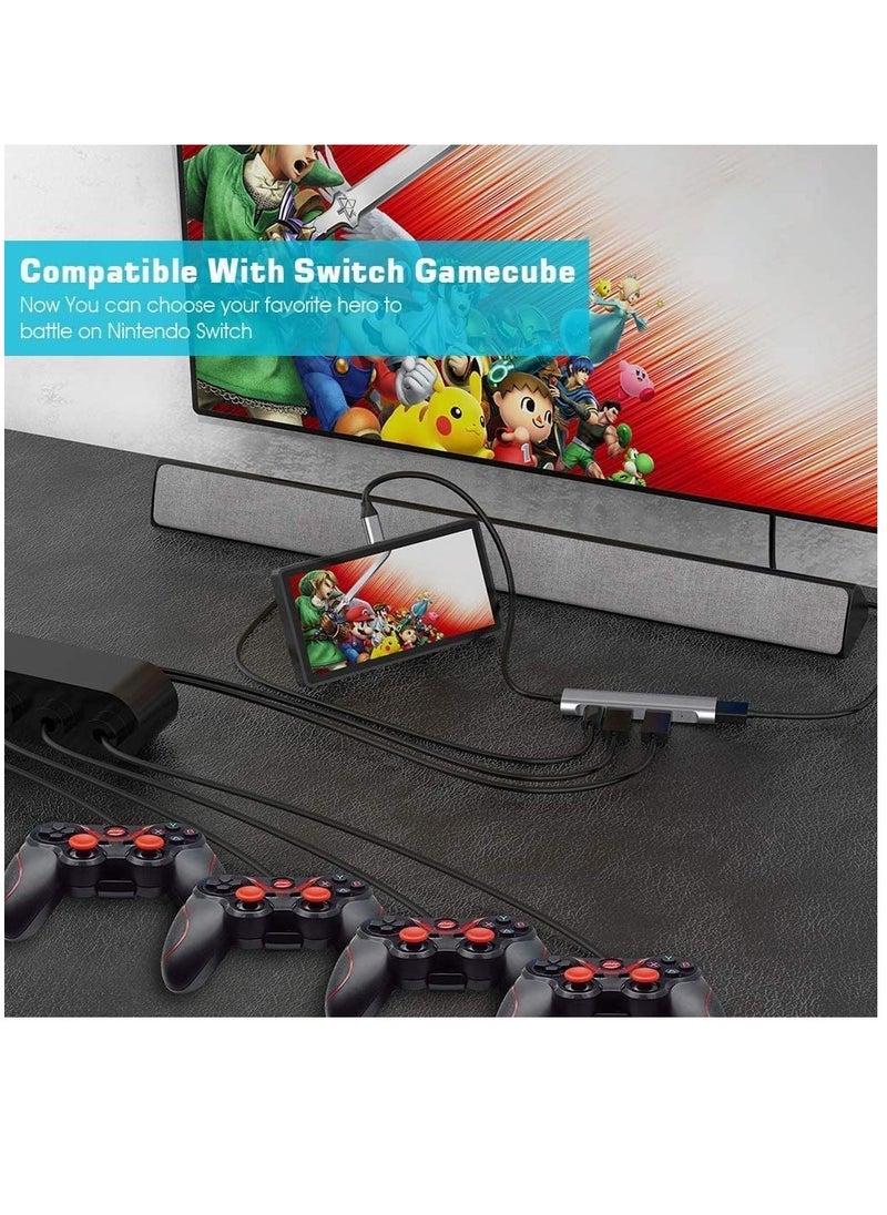 Excefore Switch Dock for Nintendo Switch/Switch OLED, Portable 4K HDMI Docking Station Replacement for Nintendo Switch Travel TV Docking Station with Full-Featured USB-C to USB-C Cable  - Image 4
