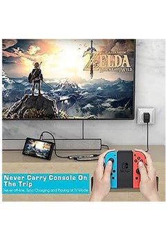 Excefore Switch Dock for Nintendo Switch/Switch OLED, Portable 4K HDMI Docking Station Replacement for Nintendo Switch Travel TV Docking Station with Full-Featured USB-C to USB-C Cable  - Image 2