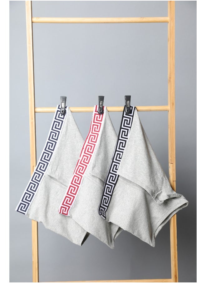 ZAAS - Mens Boxer Shorts Soft Cotton Men Pack Breathable Mens Underwear (Pack of 3) - Image 1
