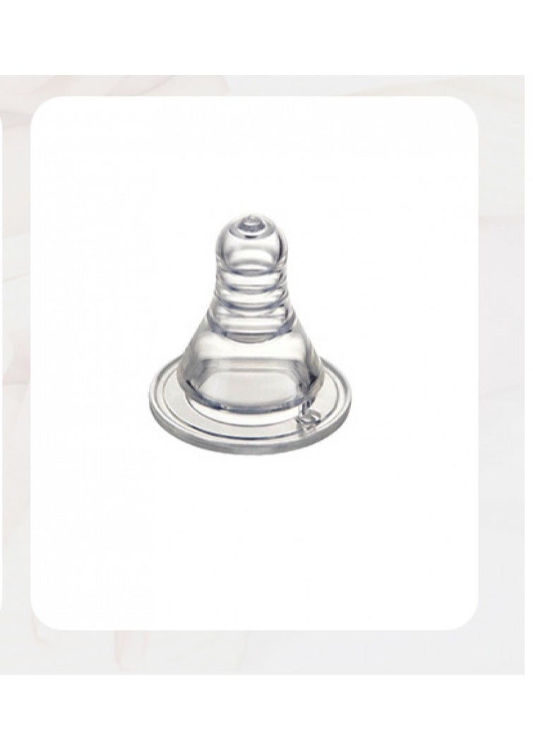 Bluejw - Flexible Silicone Wide Neck Glass Nursing Bottle Heat Resistant Baby Bottles - Image 1