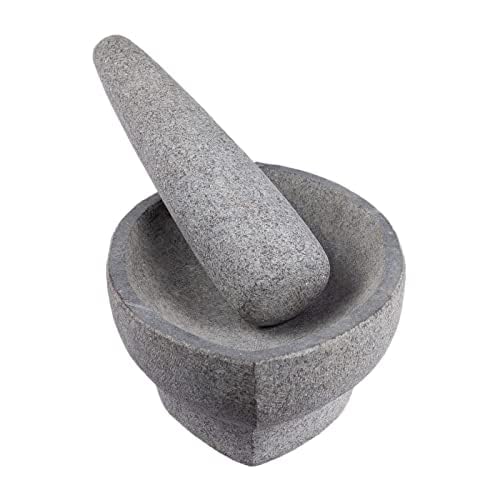 Village Decor Village Decor Black stone Mortar PestleNanni Kalvam Unpolished  - Image 3