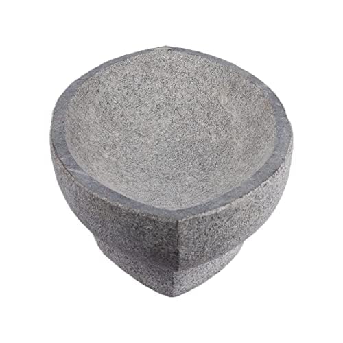 Village Decor Village Decor Black stone Mortar PestleNanni Kalvam Unpolished  - Image 4