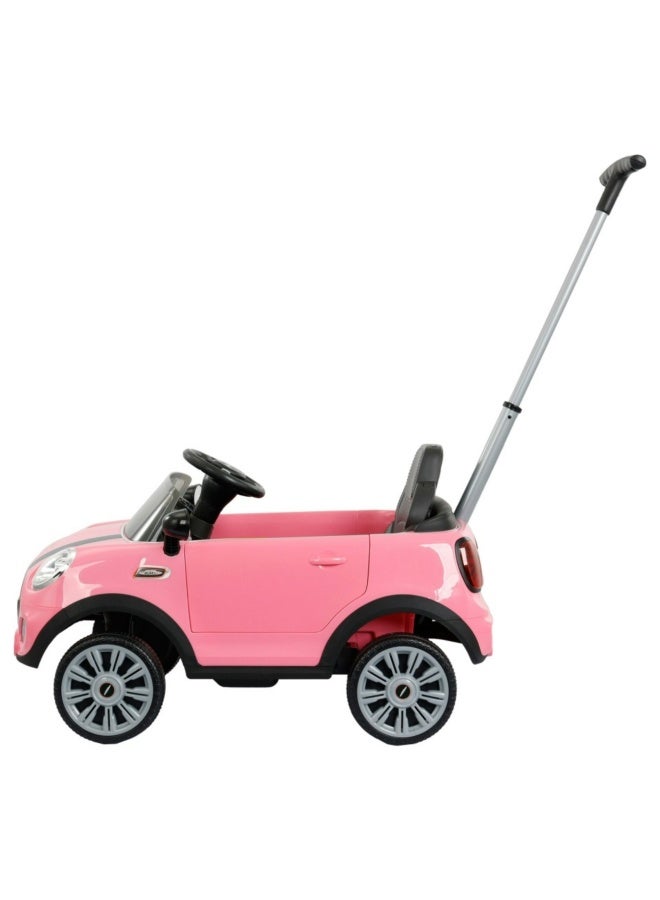 ROLLPLAY Rollpay Mini Cooper Play Push Car (80 cm, Pink) - Image 4