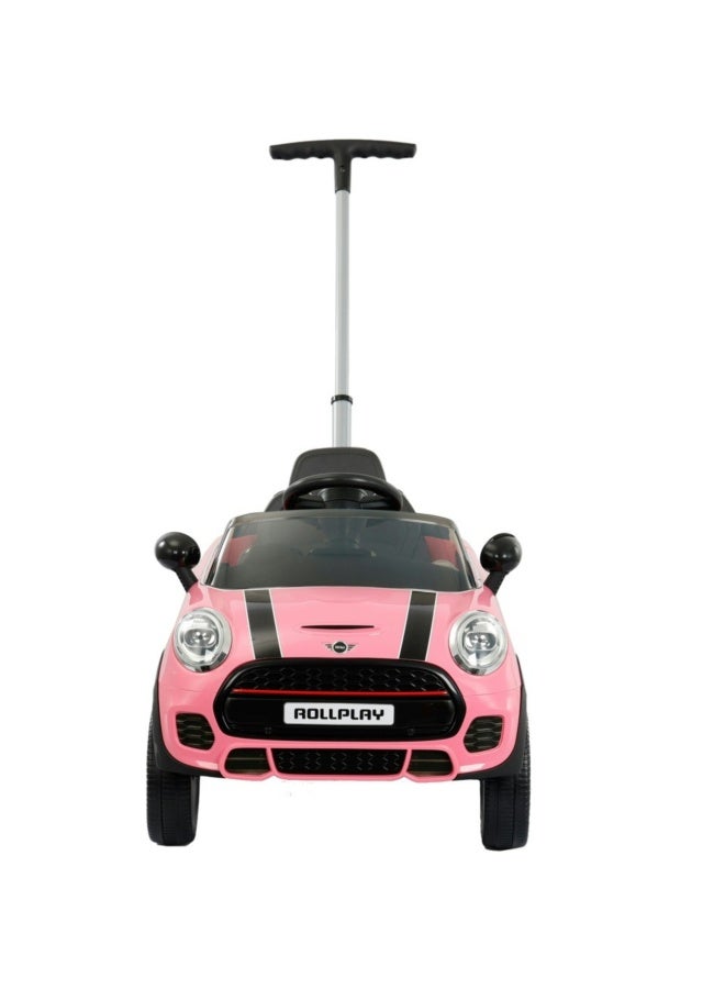 ROLLPLAY Rollpay Mini Cooper Play Push Car (80 cm, Pink) - Image 5