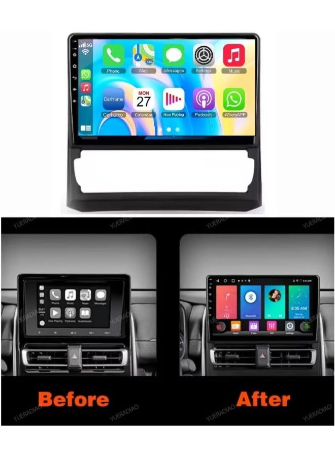 Vierex Fit Toyota Innova 2 Car Stereo Innova 2023-2025 Android Screen With Apple Carplay Android Auto Wireless WiFi DSP FM&AM BT AHD Camera Included Fast Interface QLED (8+128GB Carplay 8CORE) - Image 2