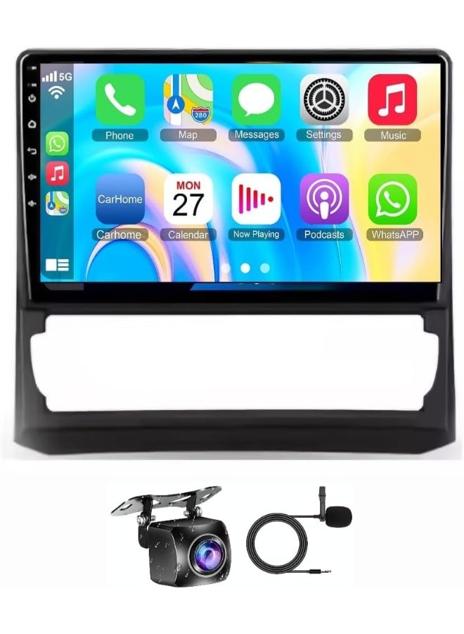 Vierex Fit Toyota Innova 2 Car Stereo Innova 2023-2025 Android Screen With Apple Carplay Android Auto Wireless WiFi DSP FM&AM BT AHD Camera Included Fast Interface QLED (8+128GB Carplay 8CORE) - Image 1