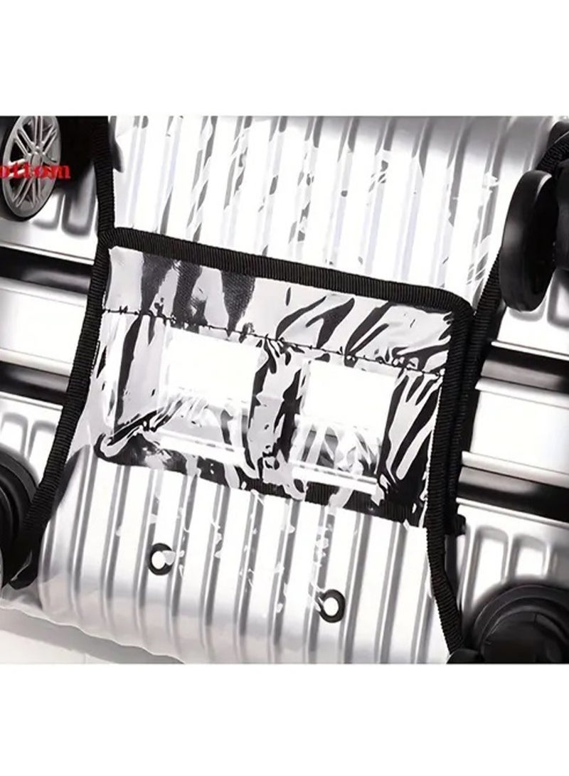 MORANO Morano Carry-on 20'' Inch Clear PVC Cover and Protector Waterproof Dustproof and Anti-Scratch  - Image 3