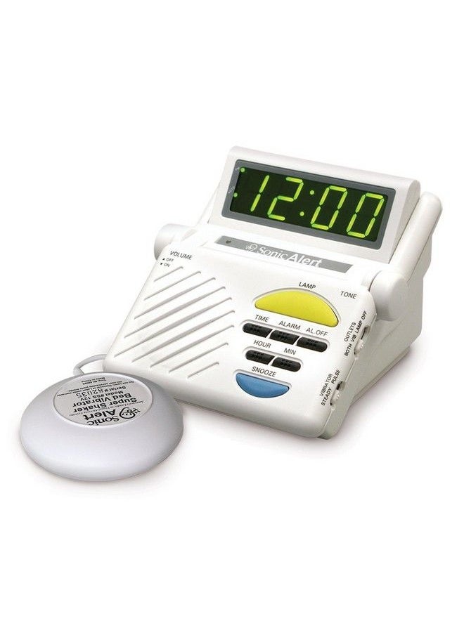 Sonic Alert - ساعة منبه بوم Sb1000Ss مع هزاز للسرير - Image 1