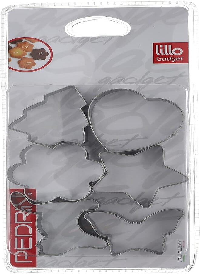 PEDRINI PEDRINI Cookie Cutters, 6 Pcs Assorted 